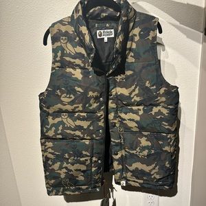 Ovo x Bape puffer vest